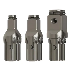 Zestaw 3 wrzecion 3/8", 1/2", 3/4" do kuczy Ingersoll Rand zgodnych z systemem DXS2